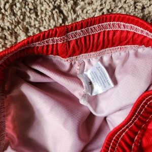 Men's Red Basketball shorts